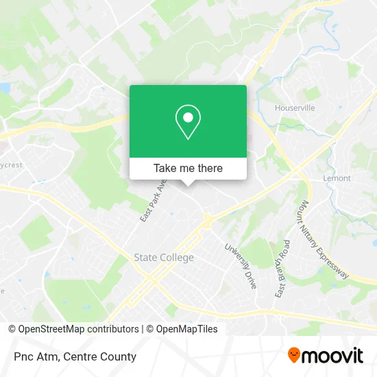 Pnc Atm map