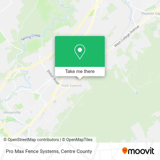 Pro Max Fence Systems map