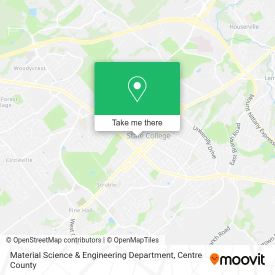 Material Science & Engineering Department map