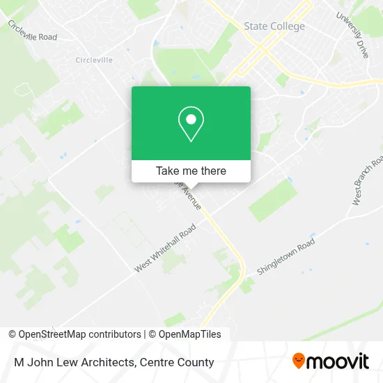 M John Lew Architects map