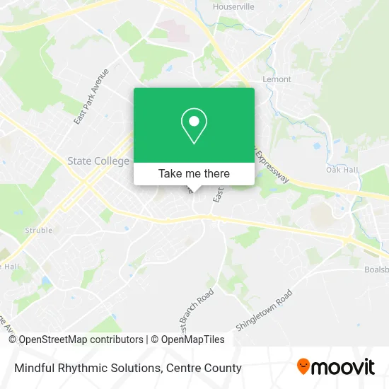 Mindful Rhythmic Solutions map