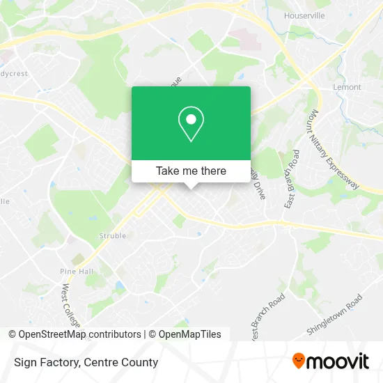 Sign Factory map