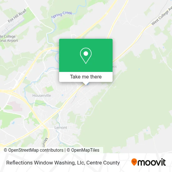 Reflections Window Washing, Llc map