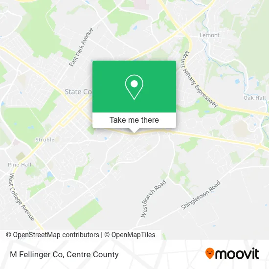 M Fellinger Co map