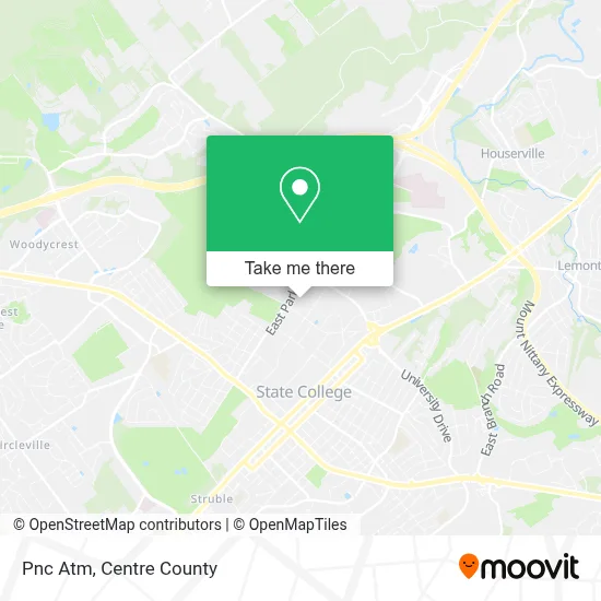 Pnc Atm map