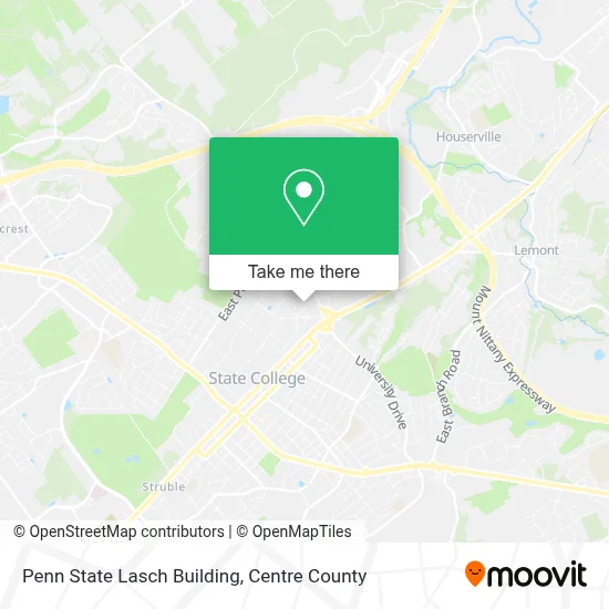 Penn State Lasch Building map