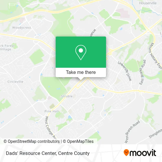 Dads' Resource Center map