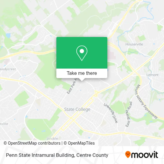 Penn State Intramural Building map