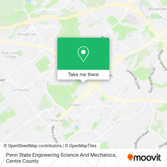 Penn State Engineering Science And Mechanics map
