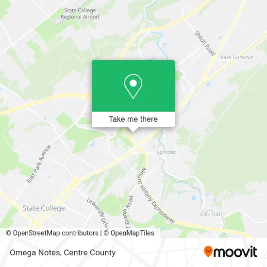 Omega Notes map