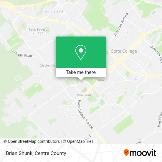 Brian Shunk map