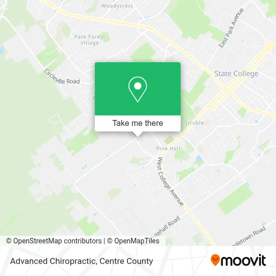 Advanced Chiropractic map