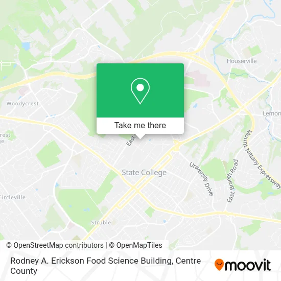 Rodney A. Erickson Food Science Building map