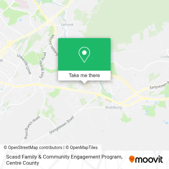 Scasd Family & Community Engagement Program map