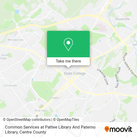 Common Services at Pattee Library And Paterno Library map