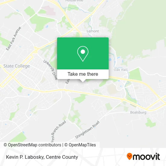Kevin P. Labosky map