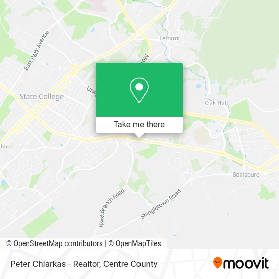 Peter Chiarkas - Realtor map