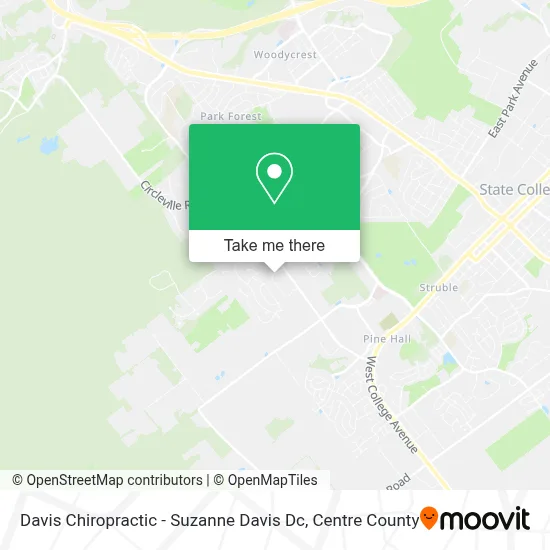 Davis Chiropractic - Suzanne Davis Dc map