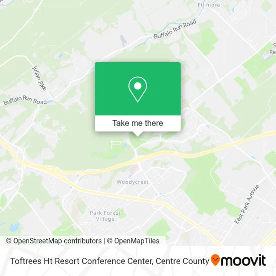 Toftrees Ht Resort Conference Center map
