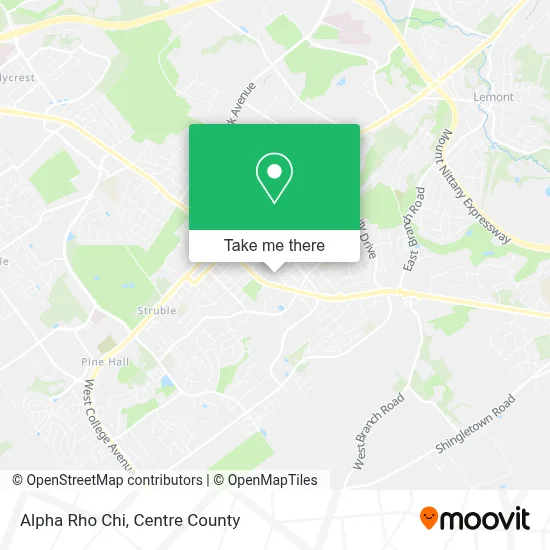 Alpha Rho Chi map