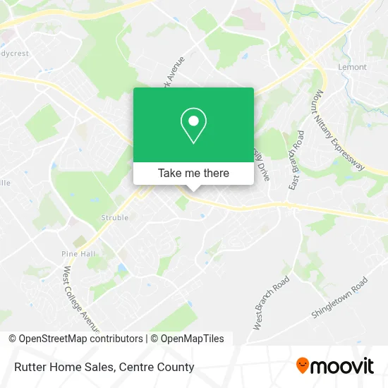 Rutter Home Sales map