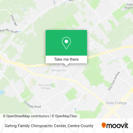Gehrig Family Chiropractic Center map