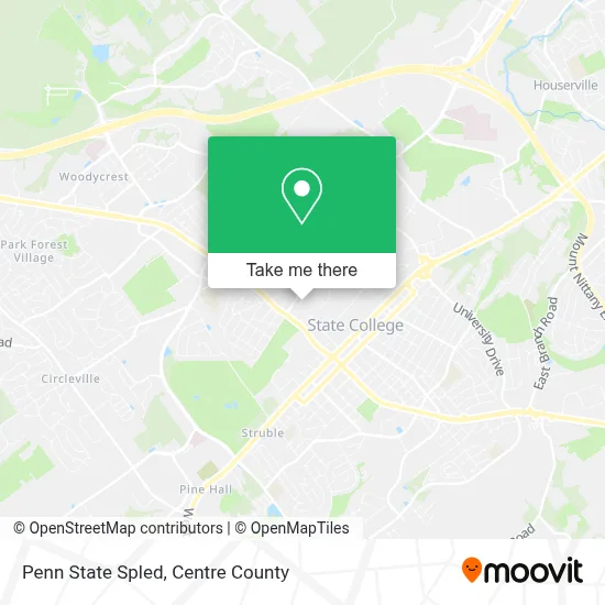 Penn State Spled map