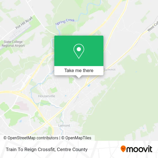 Train To Reign Crossfit map