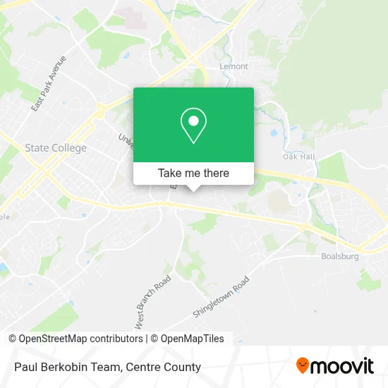 Paul Berkobin Team map