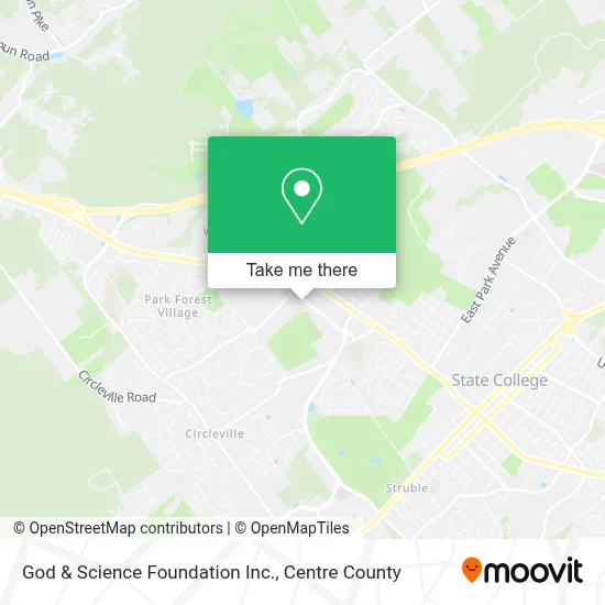 God & Science Foundation Inc. map
