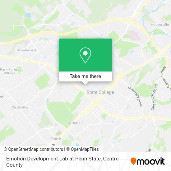 Emotion Development Lab at Penn State map