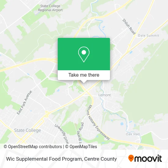 Wic Supplemental Food Program map
