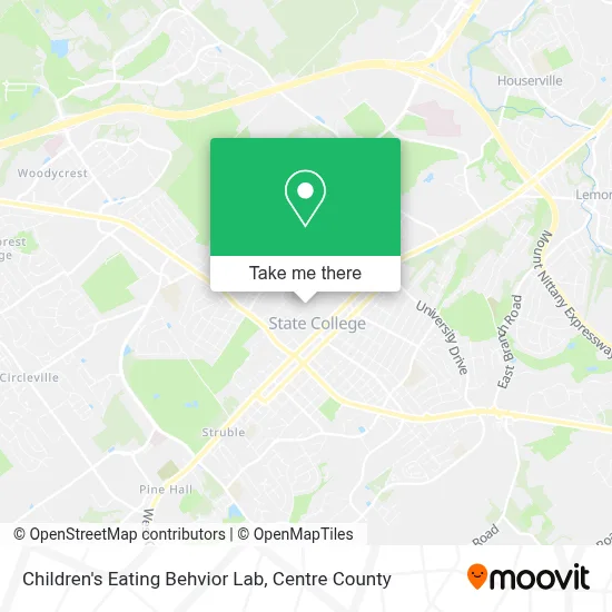 Children's Eating Behvior Lab map