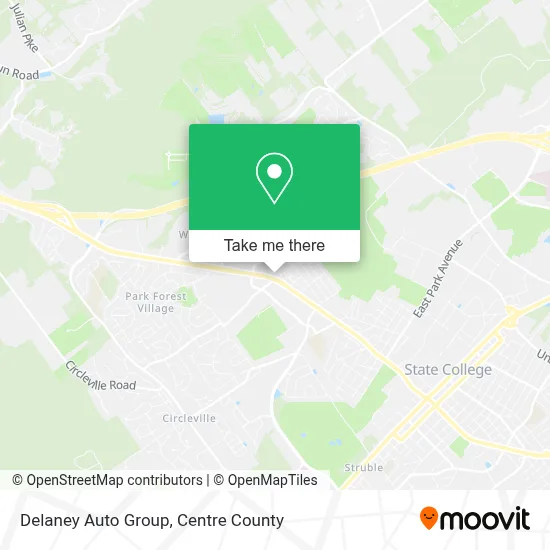 Delaney Auto Group map