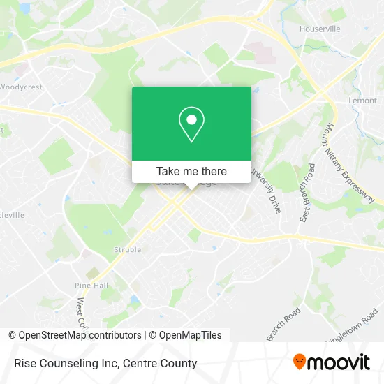 Rise Counseling Inc map