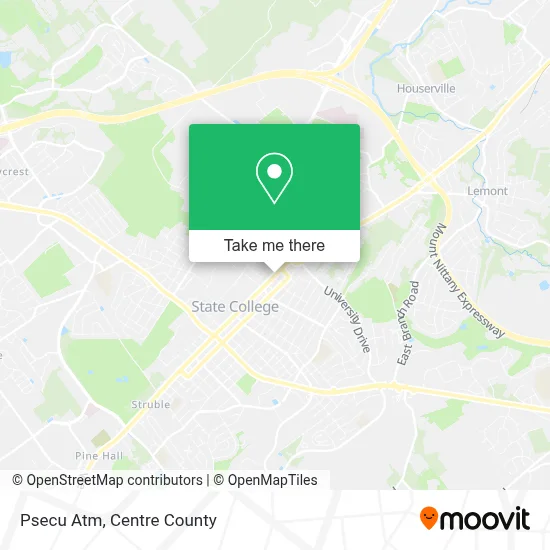Psecu Atm map