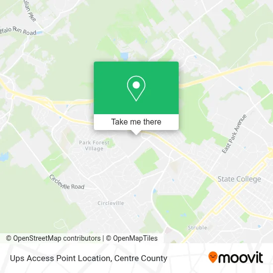 Ups Access Point Location map