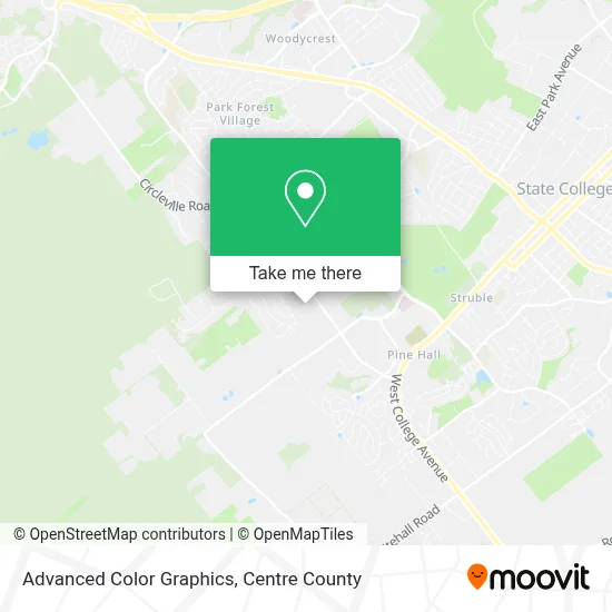 Advanced Color Graphics map