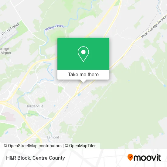 H&R Block map