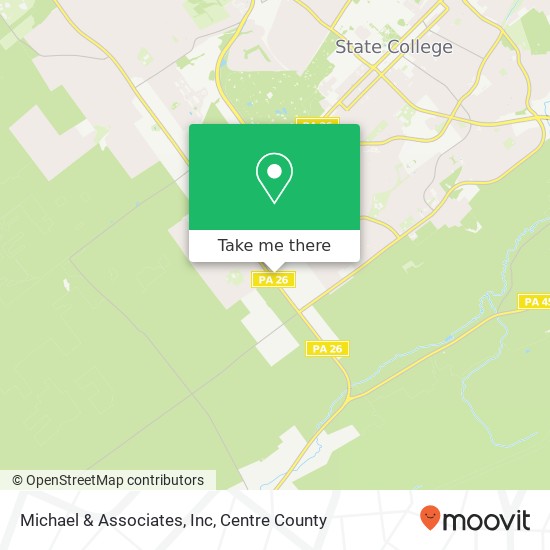 Michael  & Associates, Inc map
