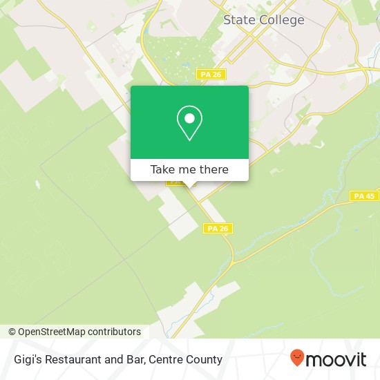 Gigi's Restaurant and Bar map