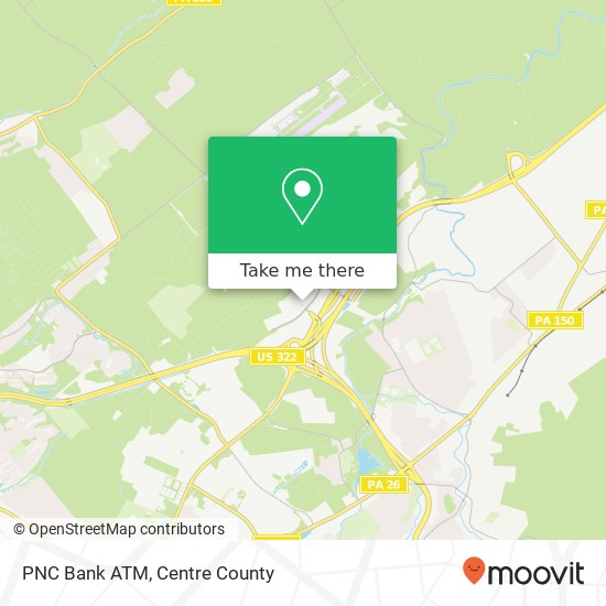 Mapa de PNC Bank ATM