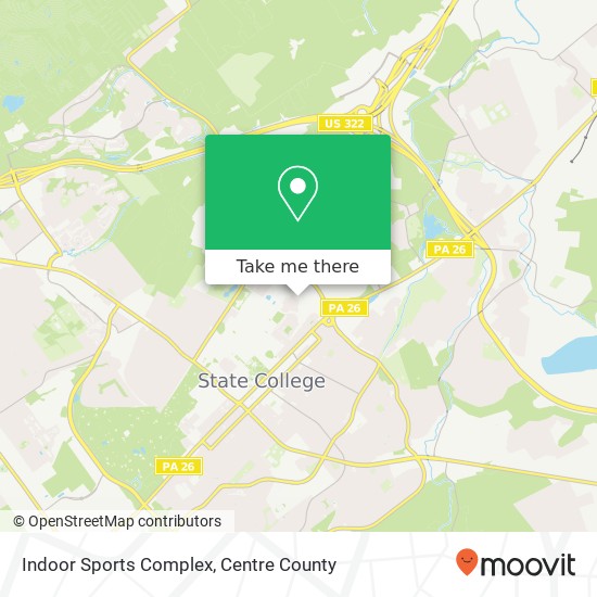 Mapa de Indoor Sports Complex