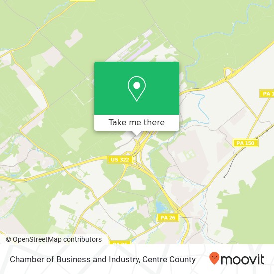 Chamber of Business and Industry map