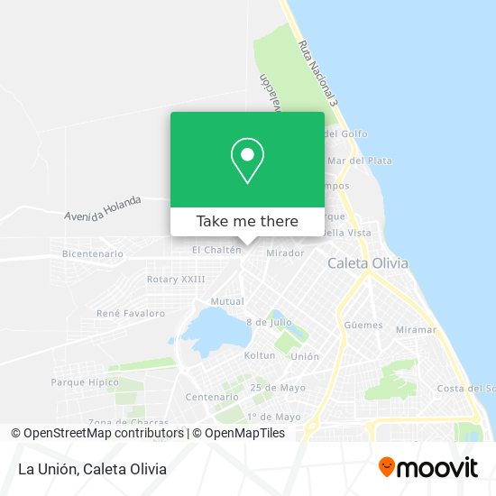 Mapa de La Unión