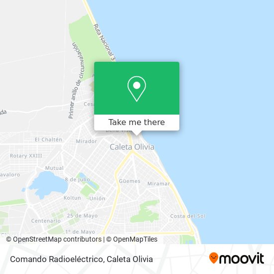 Mapa de Comando Radioeléctrico
