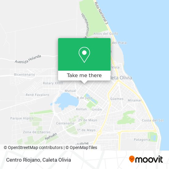 Mapa de Centro Riojano