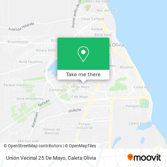 Unión Vecinal 25 De Mayo map