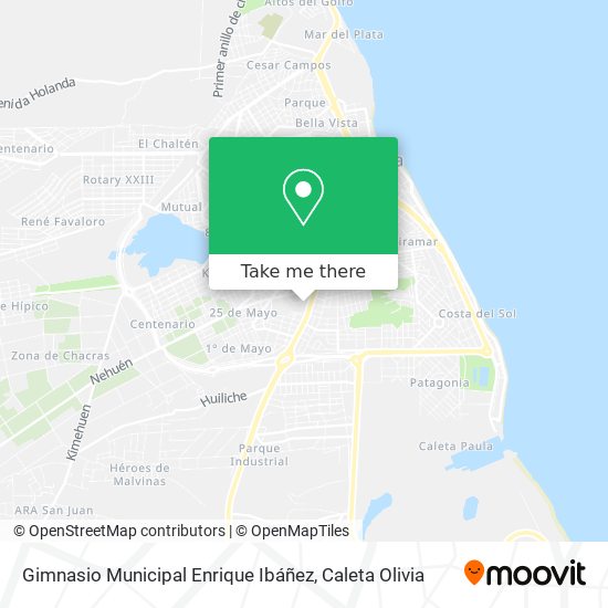 Gimnasio Municipal Enrique Ibáñez map