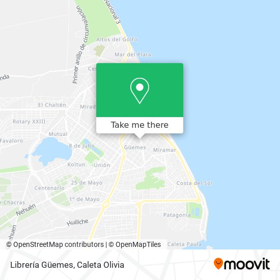 Mapa de Librería Güemes